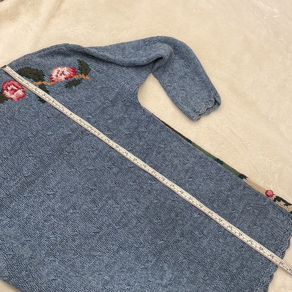 Vintage Handknit Linen and Cotton Sweater - Picture 10 of 11